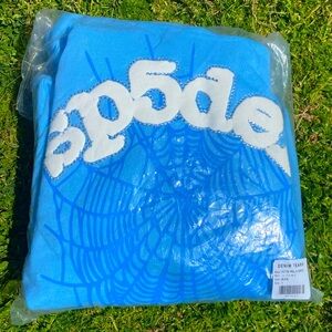 Sky Blue Sp5der Hoodie🕸️